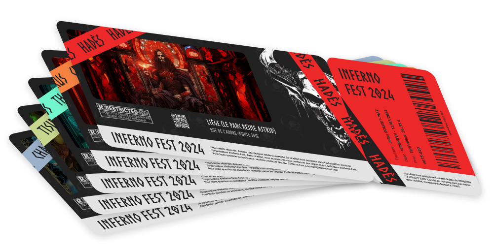 tickets de concert fictifs