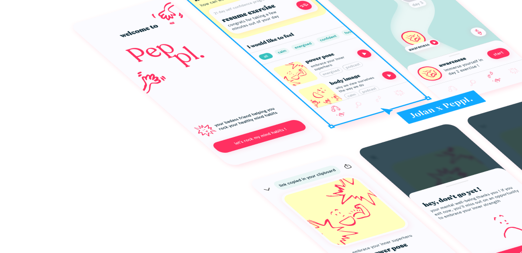 interfaces du projet redesign